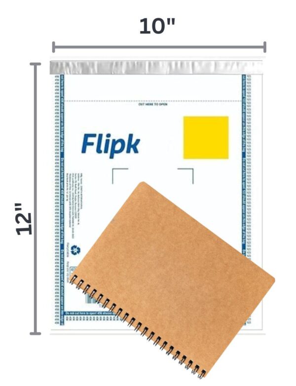 ANK Barcode Courier Polybag Security Bag  (10 x 12 Pack of 100)